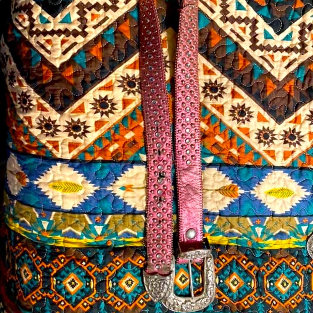 Pink Rhinestone Belt
